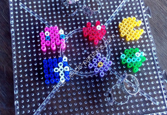 Hama Beads Perler rings work photos by Bill (1)