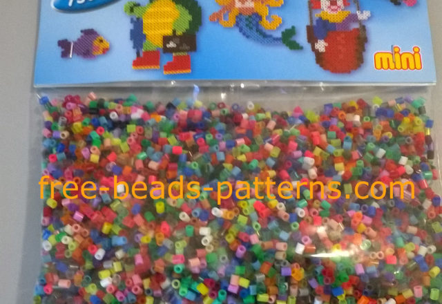 Hama Beads beads 7500 pieces color mix 48 mini 2, 5 mm supplies photos