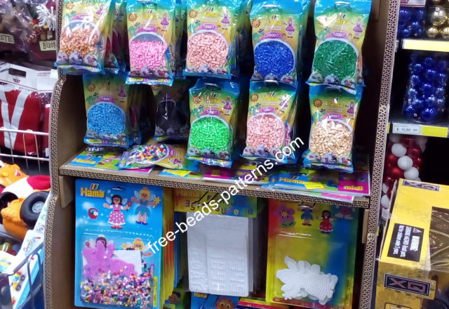 Hama Beads supplies in Toys Center in Italy