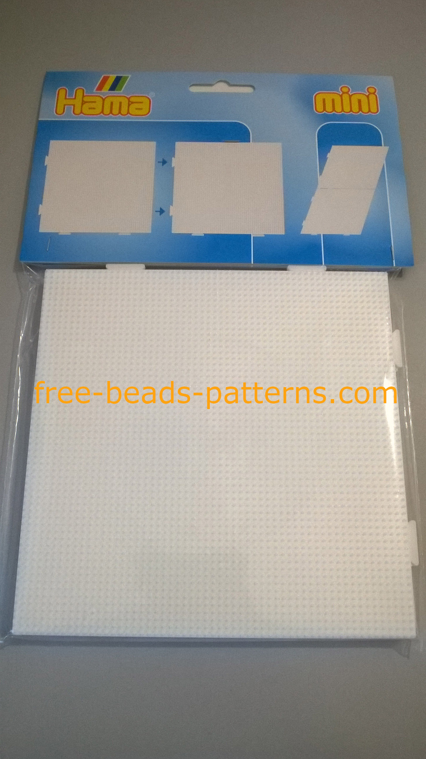 Hama Beads two squared pegboards 15 x 15 cm perler beads supplies photos