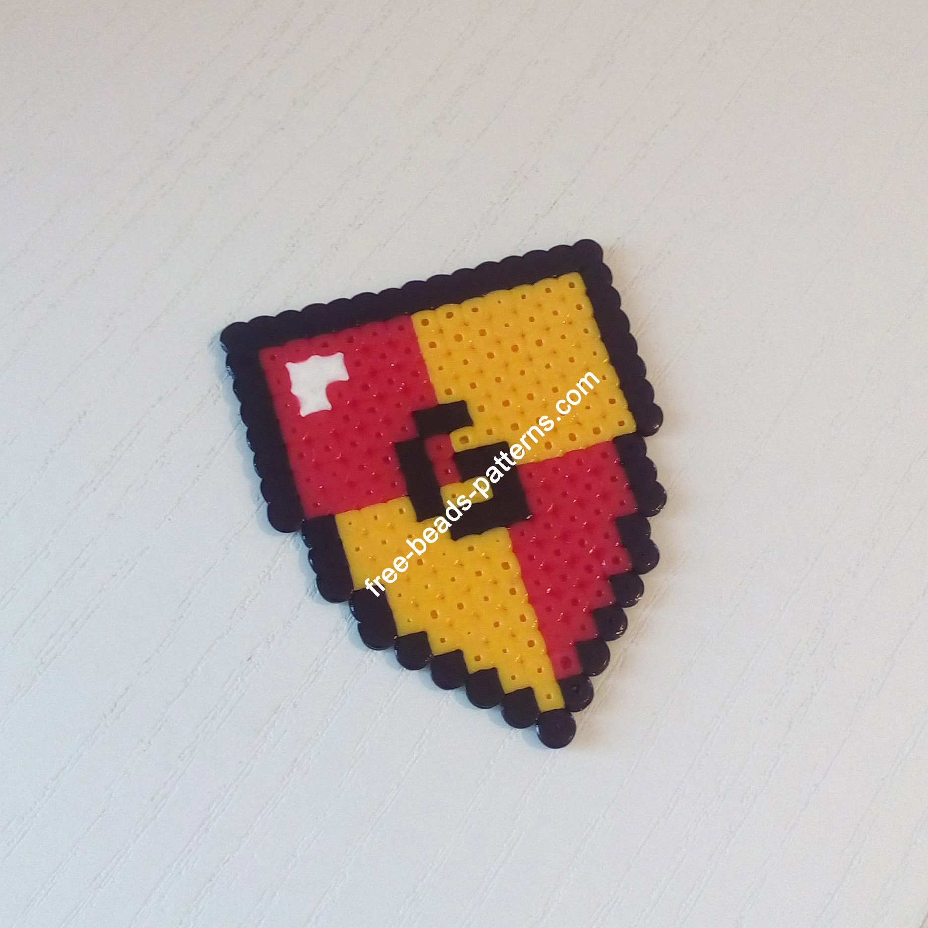 Harry Potter Gryffindor Hogwarts Houses Hama Beads Perler