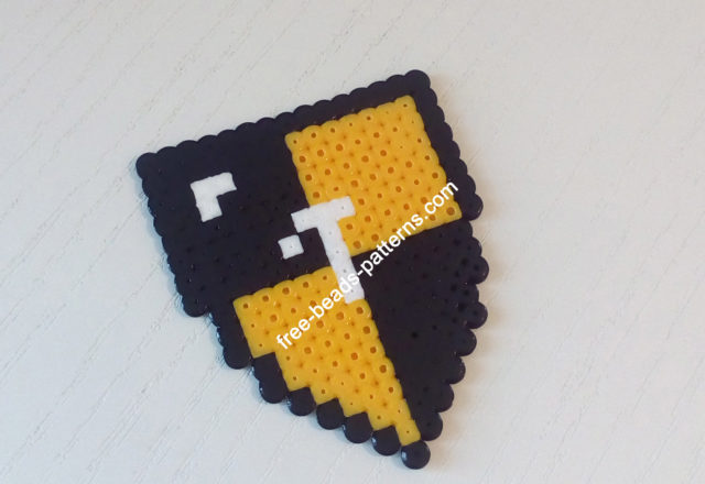 Harry Potter Hufflepuff Hogwarts Houses Hama Beads Perler