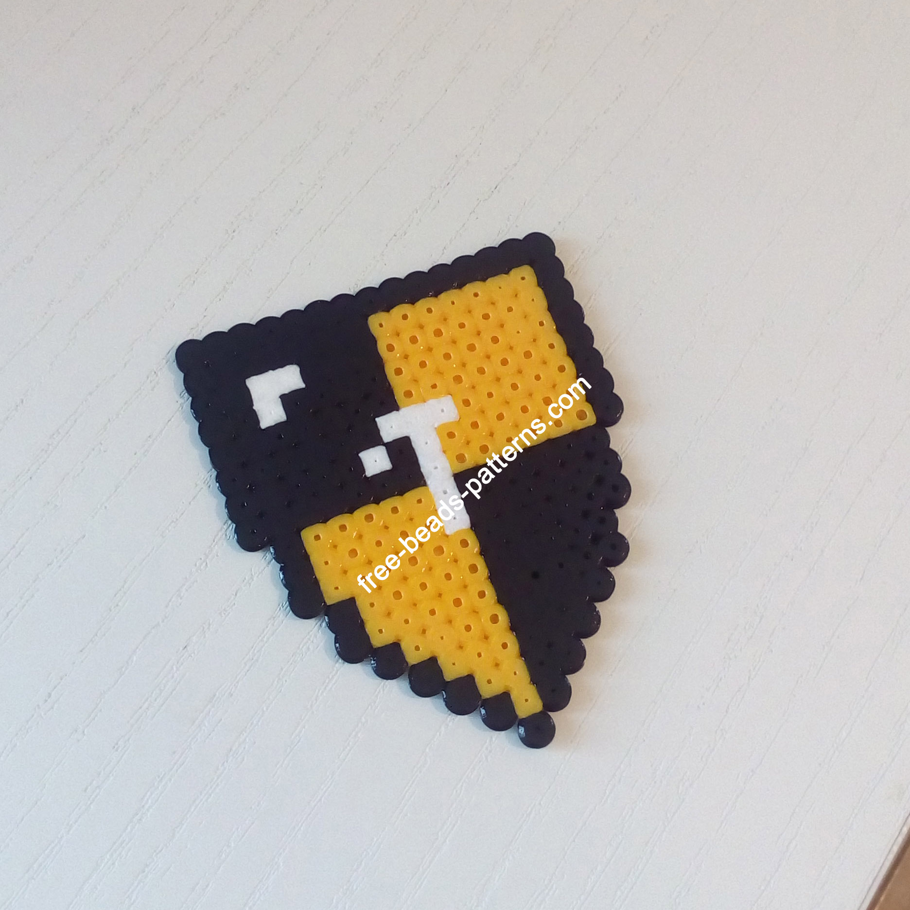 Harry Potter Hufflepuff Hogwarts Houses Hama Beads Perler