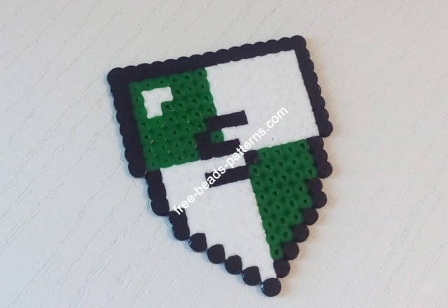 Harry Potter Slytherin Hogwarts Houses Hama Beads Perler