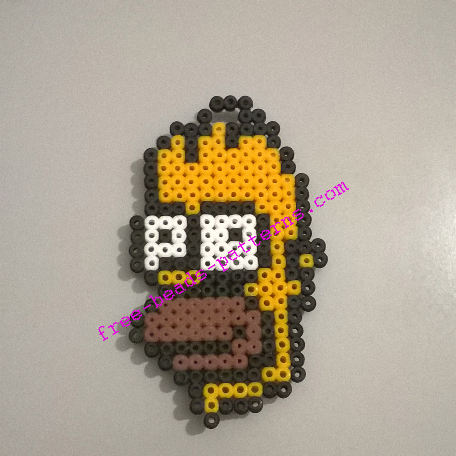 Homer SImpson beadsprite perler Hama magnet (2)