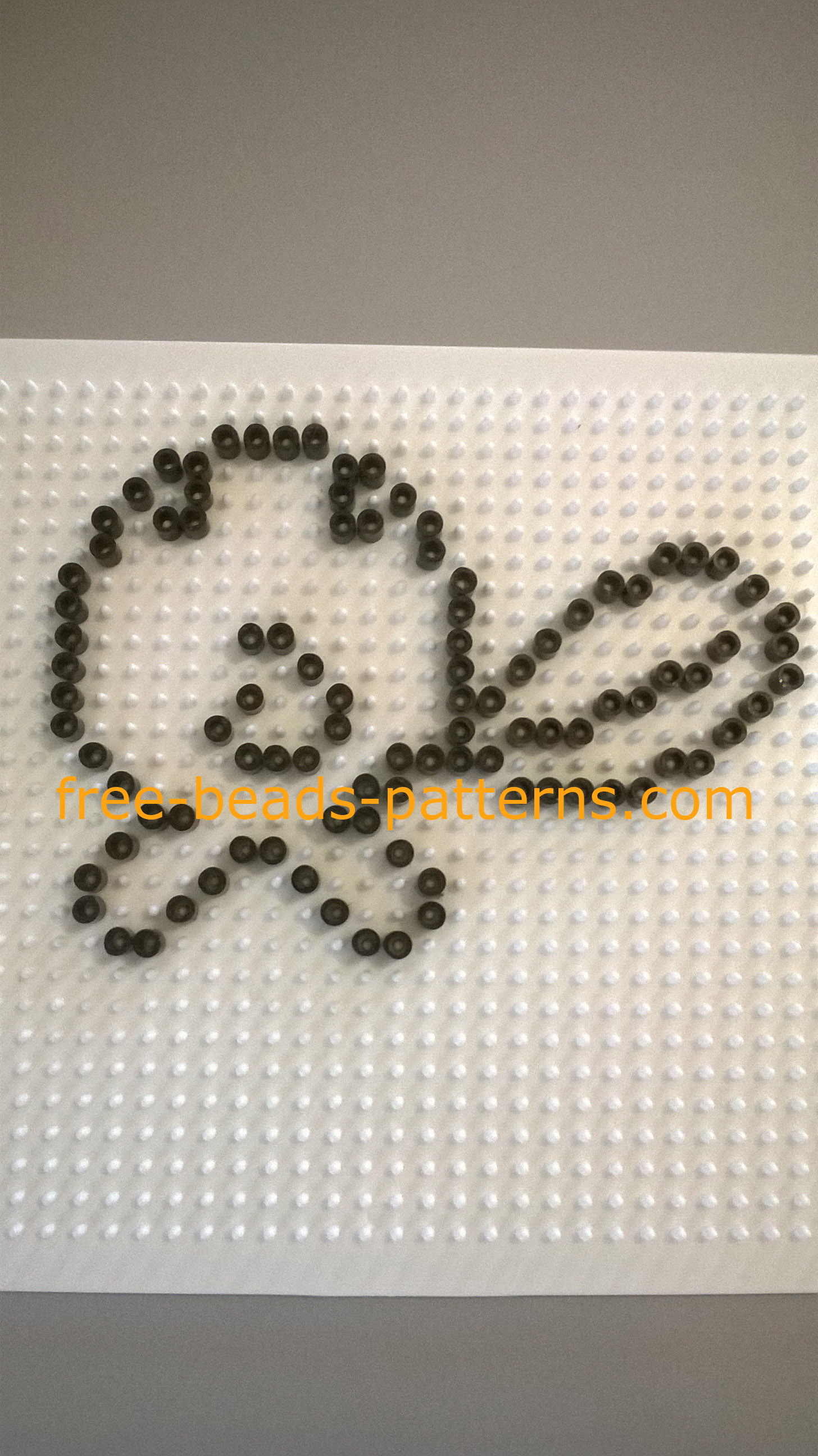Ikea Pyssla 5mm perler beads Pokemon Poliwag work photos Author Bill (1)