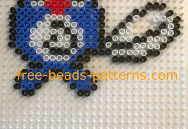 Ikea Pyssla 5mm perler beads Pokemon Poliwag work photos Author Bill (3)