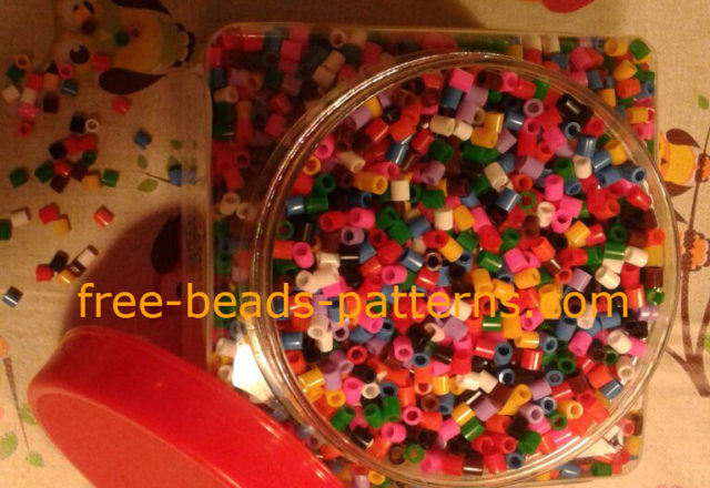 Ikea Pyssla beads perler beads fuse beads photos color mix (1)
