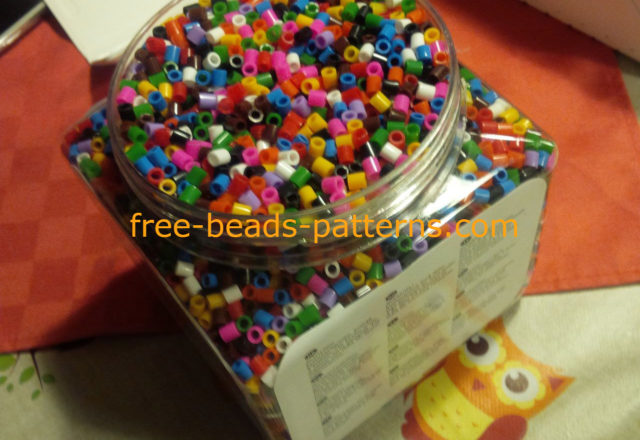 Ikea Pyssla perler fuse beads 5mm for children color mix photo