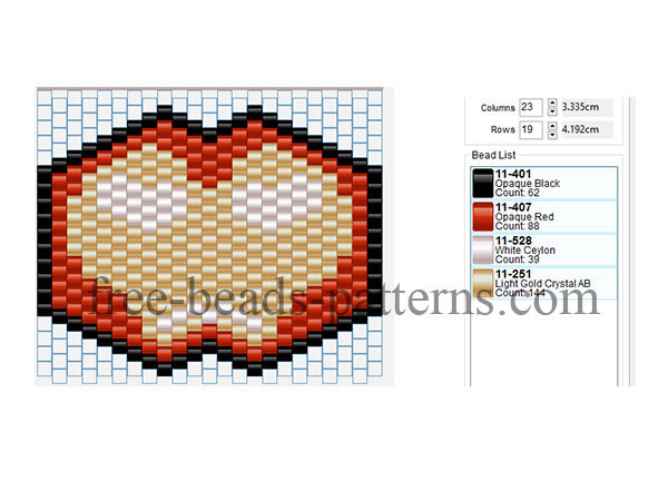 Ironman mask for children free perler beads fusion beads Pyssla pattern design