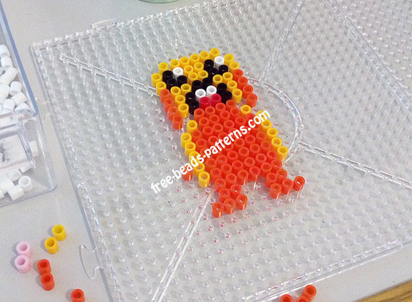 Jake and Finn Adventure Time perler beads work photos (1)