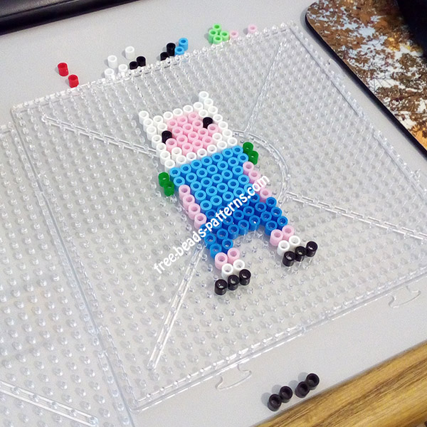 Jake and Finn Adventure Time perler beads work photos (2)