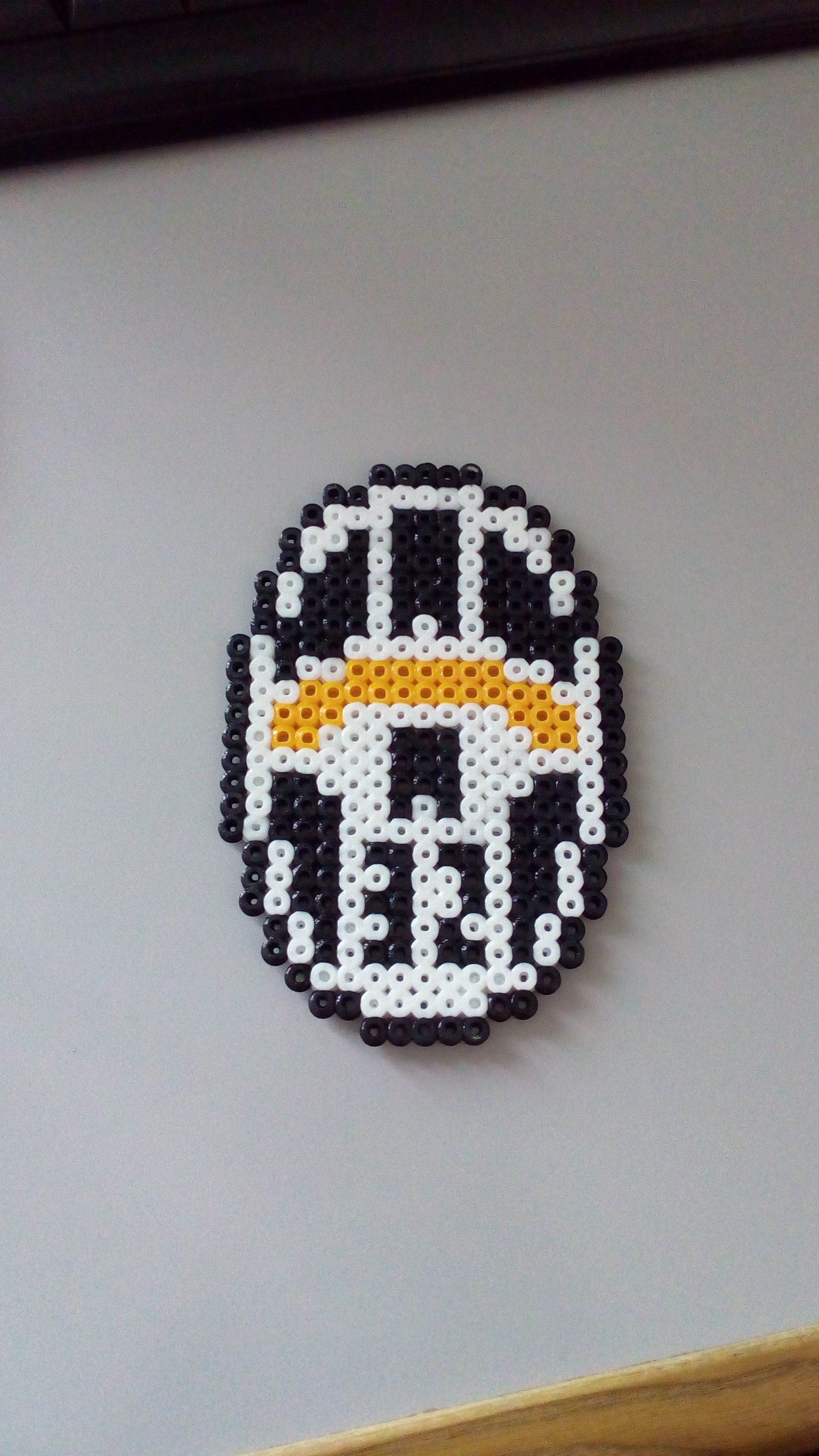 Juventus 32 perler beads work photo author Bill (2)