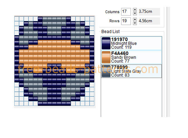 Keychain Master Chief Halo videogame free perler beads pattern design download