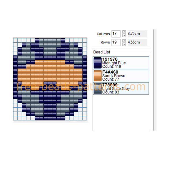 Keychain Master Chief Halo videogame free perler beads pattern design download