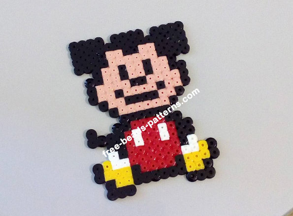 Mickey Mouse 14x19 Hama Beads work photo by Bill