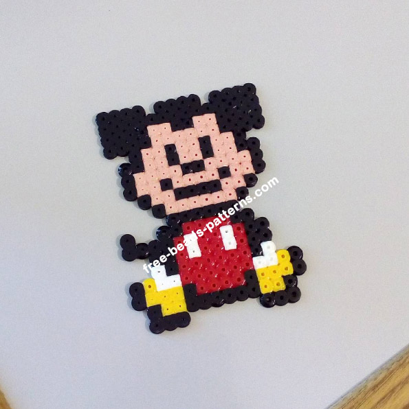 Mickey Mouse 14x19 Hama Beads work photo by Bill