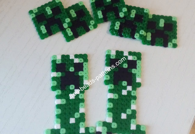 Minecraft Creeper hama beads perler artkal work photo