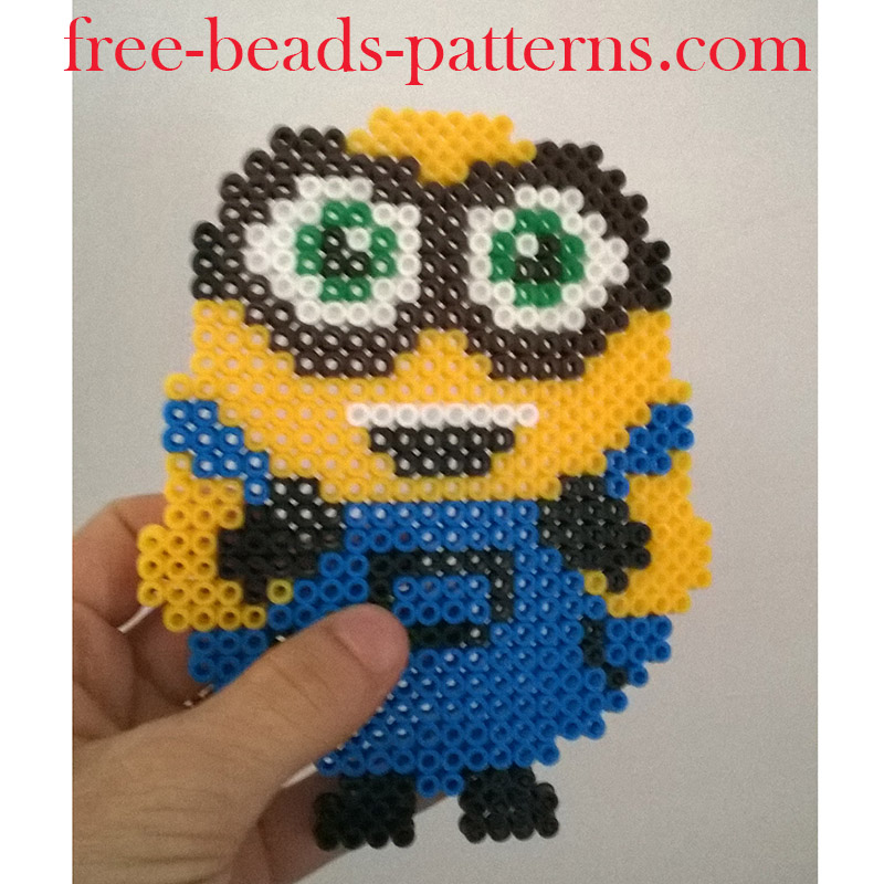 Minions Minion Bob Perler Beads Hama Beads Bead Sprites Nabbi The | The ...