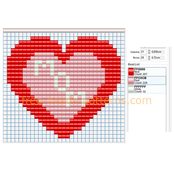 Mother’ s Day Hama Beads perler beads fuse beads pattern design i love you Mom