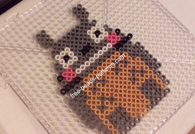 My Neighbor Totoro Hama Beads work photos (1)