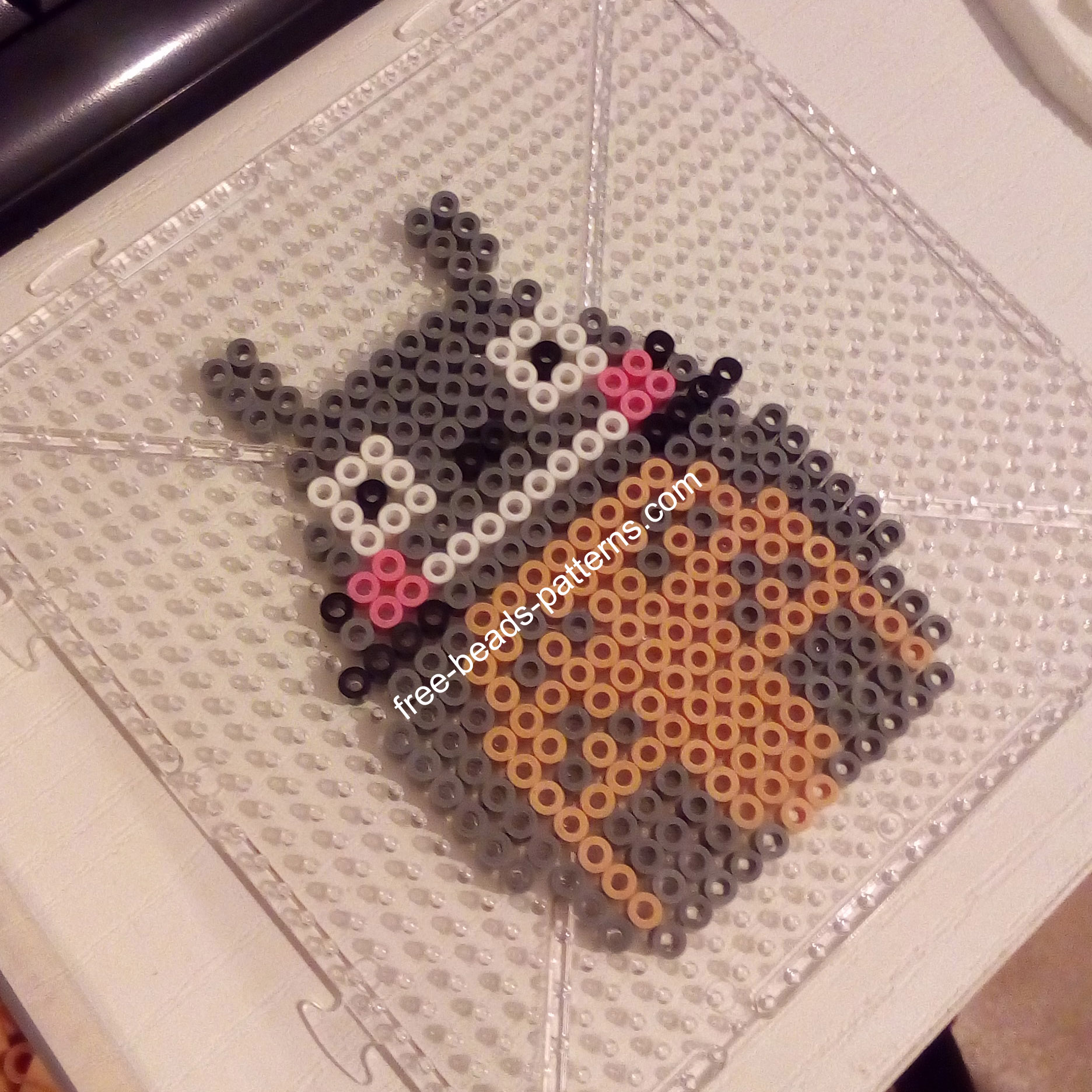 My Neighbor Totoro Hama Beads work photos (1)