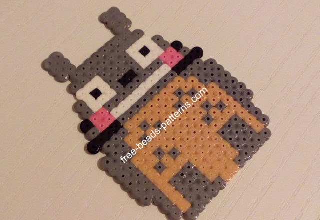 My Neighbor Totoro Hama Beads work photos (2)