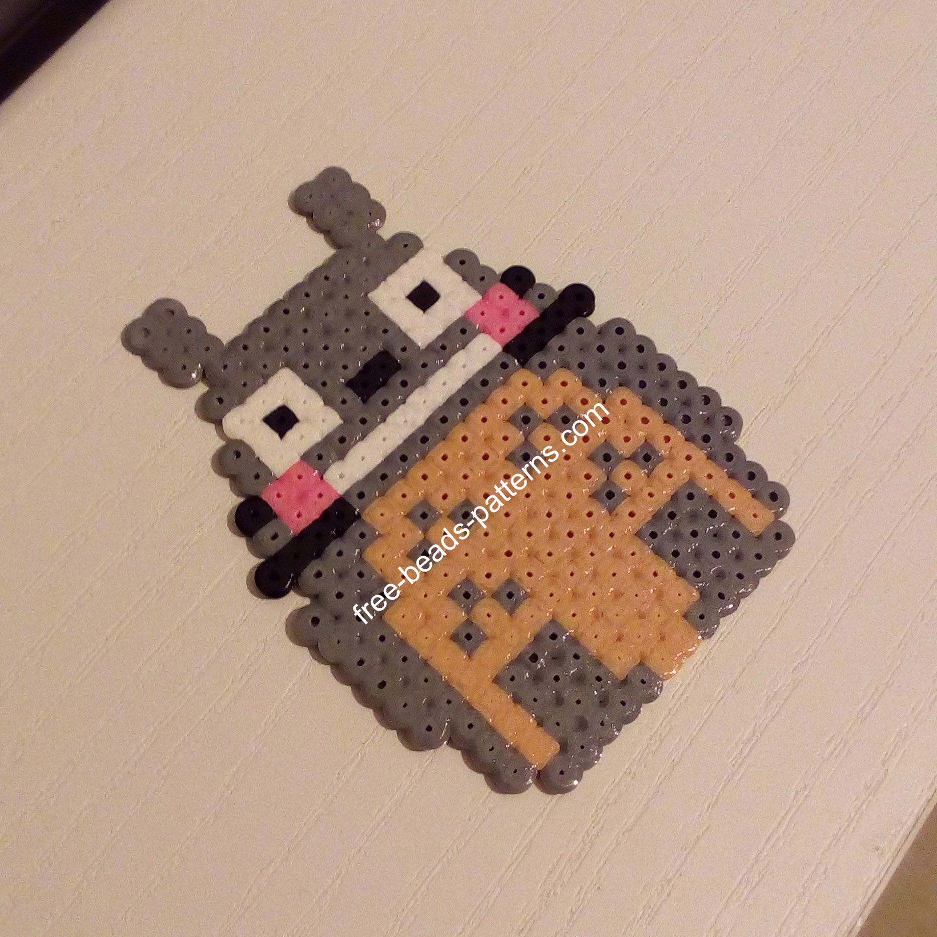 My Neighbor Totoro Hama Beads work photos (2)