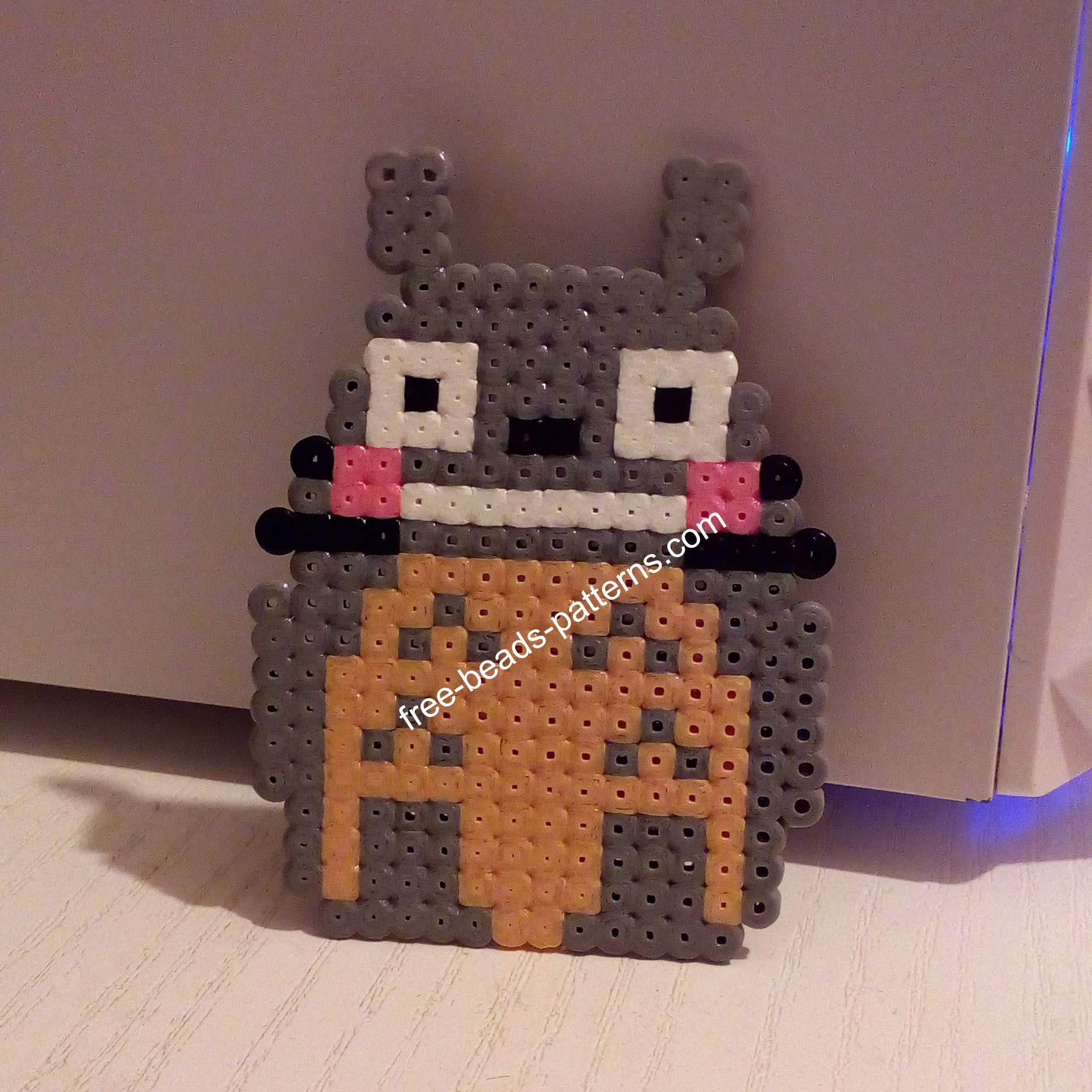 My Neighbor Totoro Hama Beads work photos (3)