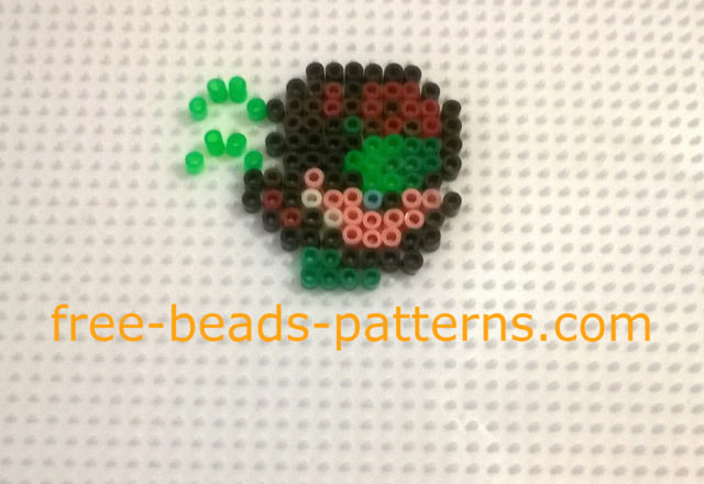 Naked Snake Metal Gear Solid Hama Beads perler beads work photos author Bill (1)