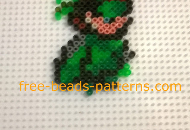 Naked Snake Metal Gear Solid Hama Beads perler beads work photos author Bill (2)