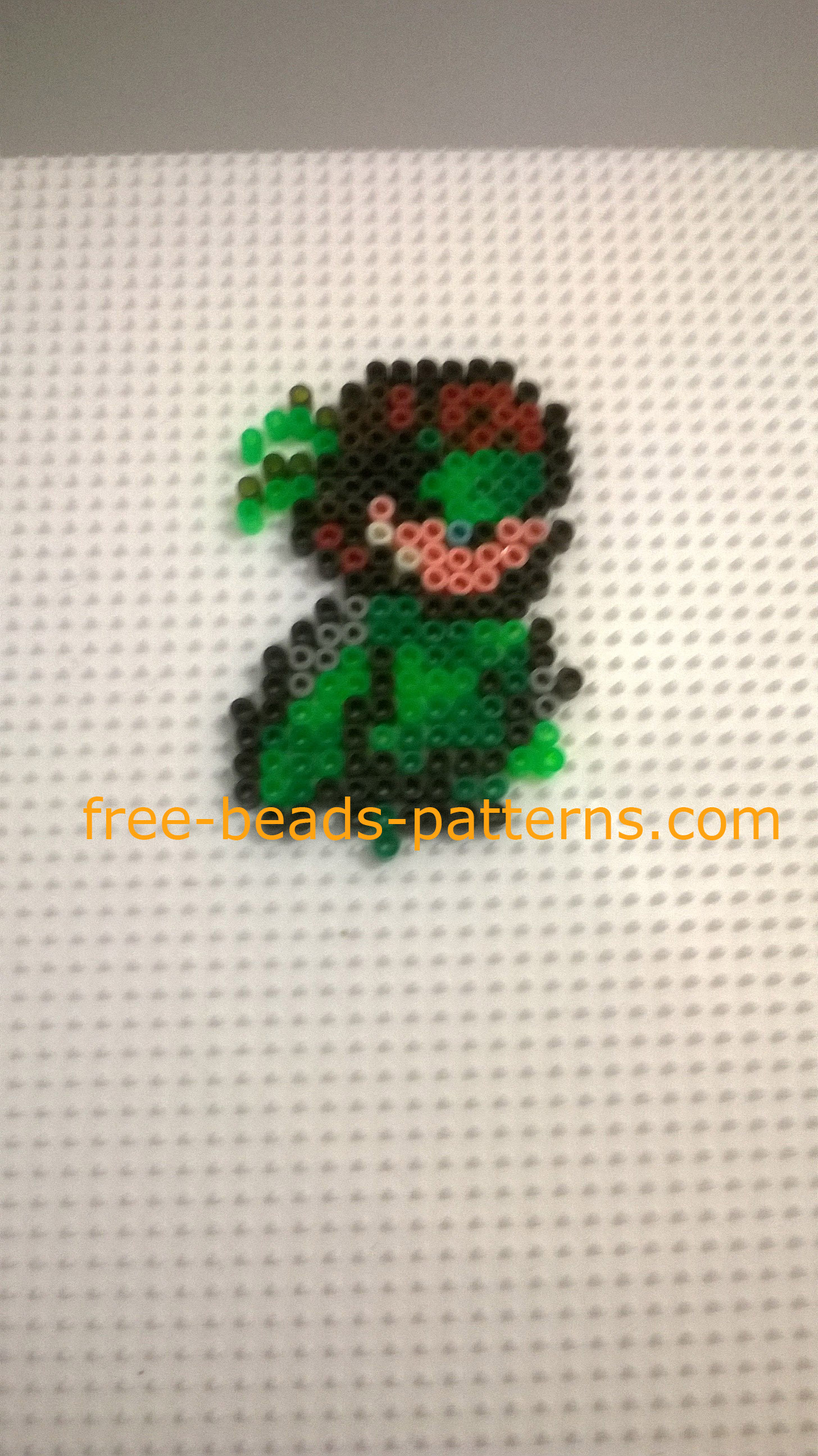 Naked Snake Metal Gear Solid Hama Beads perler beads work photos author Bill (2)