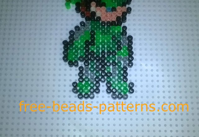 Naked Snake Metal Gear Solid Hama Beads perler beads work photos author Bill (3)