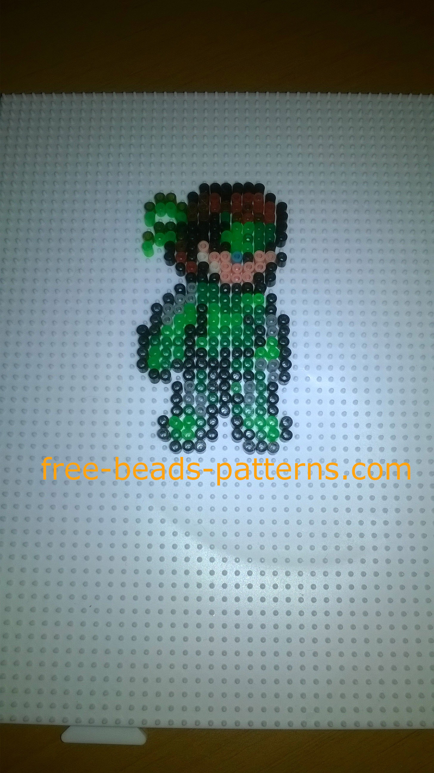 Naked Snake Metal Gear Solid Hama Beads perler beads work photos author Bill (3)