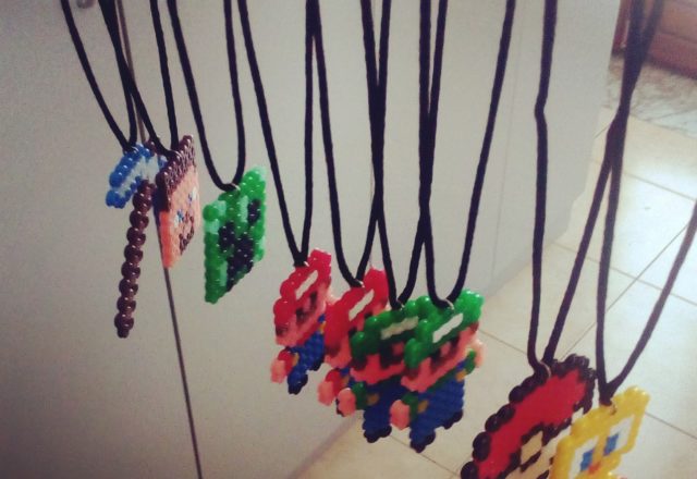 New perler necklaces for local street market