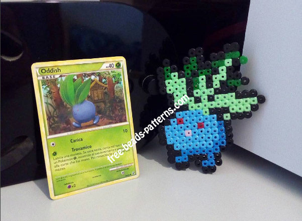 Oddish artkal beads work photo