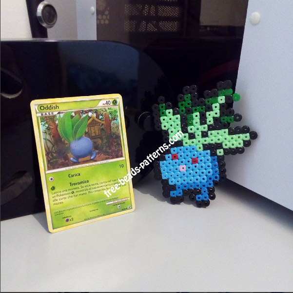 Oddish artkal beads work photo