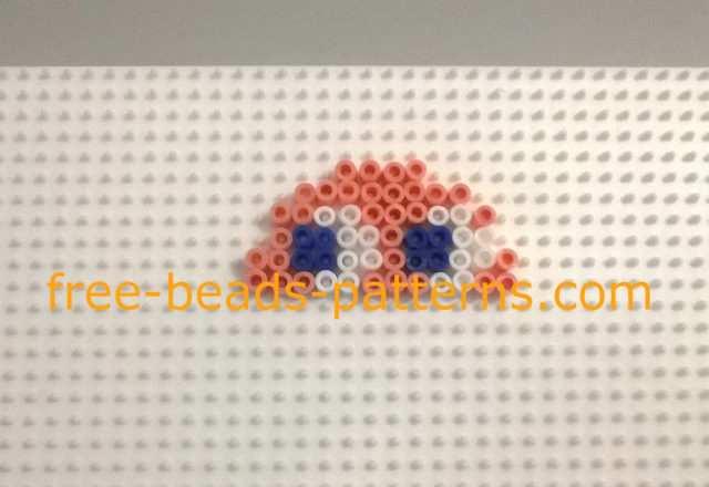 Pacman enemy Pinky work photo fuse beads author site user Bill (2)