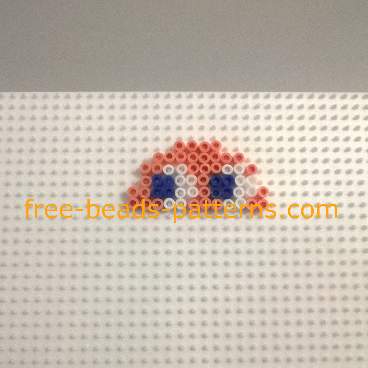 Pacman enemy Pinky work photo fuse beads author site user Bill (2)