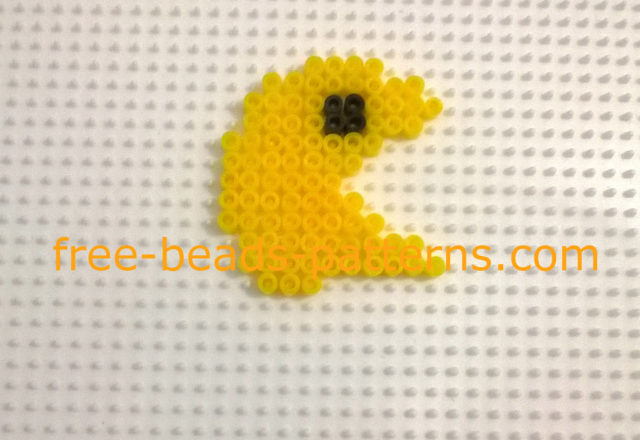 Pacman keychain work photos Hama Beads author site user Bill (3)