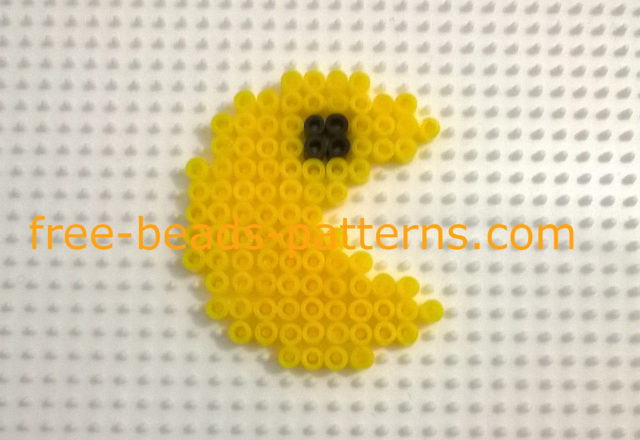 Pacman keychain work photos Hama Beads author site user Bill (4)