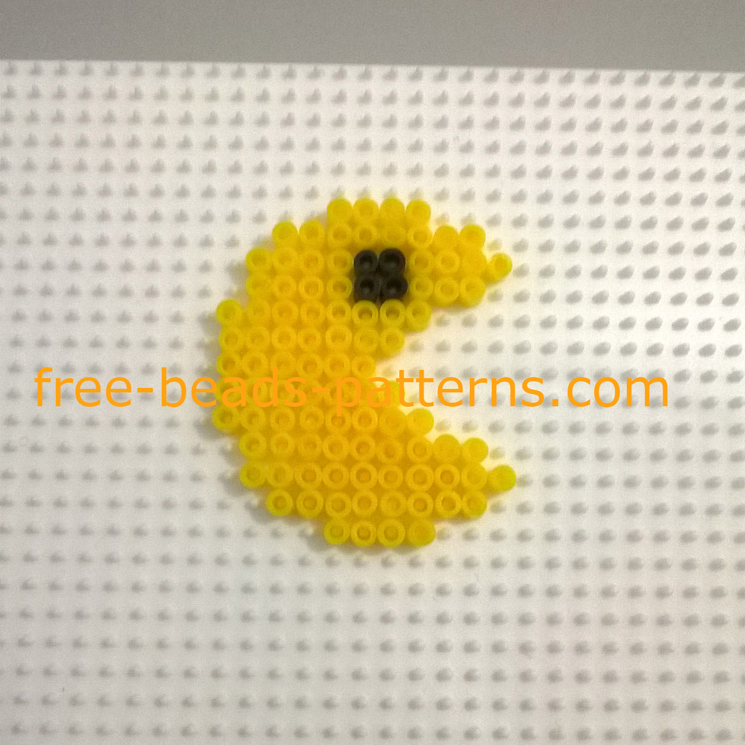 Pacman keychain work photos Hama Beads author site user Bill (4)