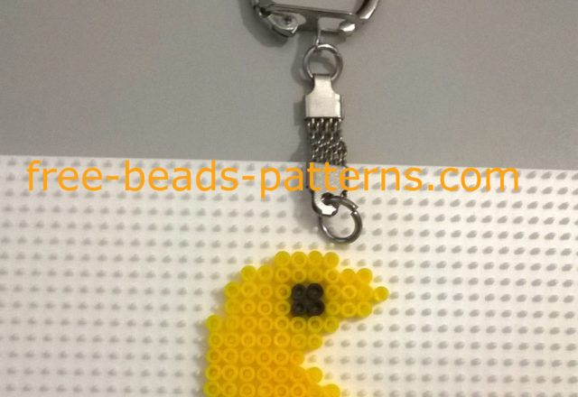 Pacman keychain work photos Hama Beads author site user Bill (5)