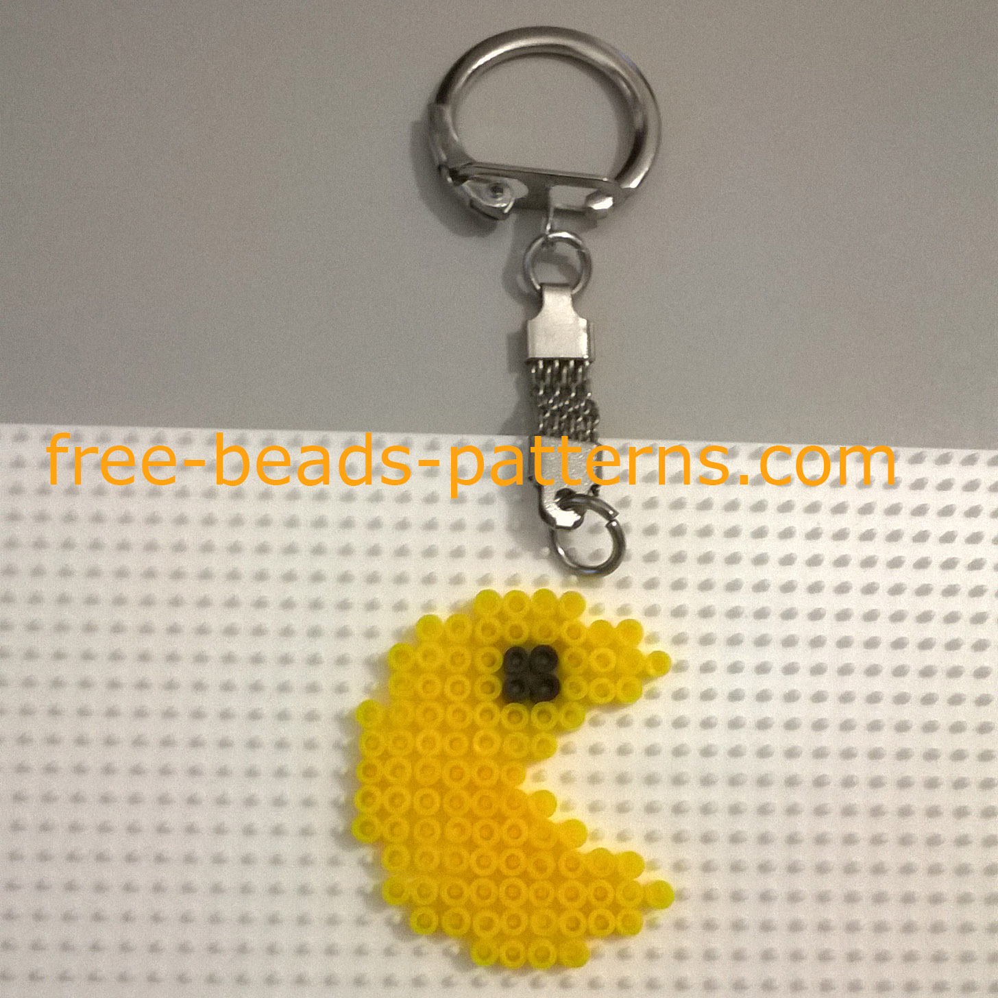 Pacman keychain work photos Hama Beads author site user Bill (5)