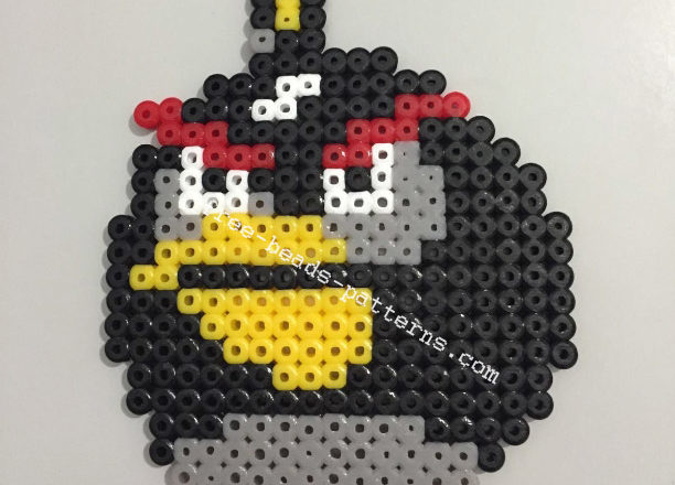 Perler beads fun with friends Angry Birds Pikachu and Psyduck (3)