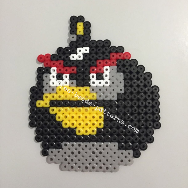Perler beads fun with friends Angry Birds Pikachu and Psyduck (3)
