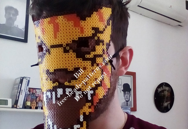 Perler beads work Hotline Miami Tony wearable mask (10)