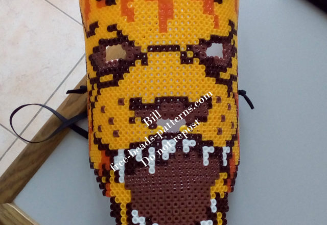 Perler beads work Hotline Miami Tony wearable mask (12)