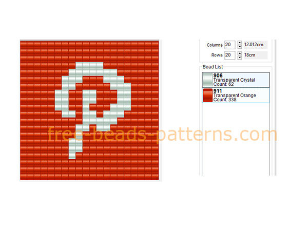 Pinterest logo free iron beads perler beads fuse beads pattern design