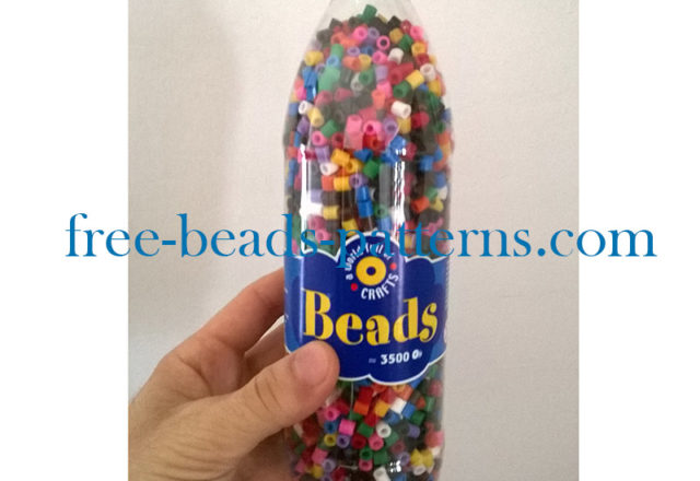PlayBox midi iron beads glue beads bottle 3500 beads 10 color mix normal photo